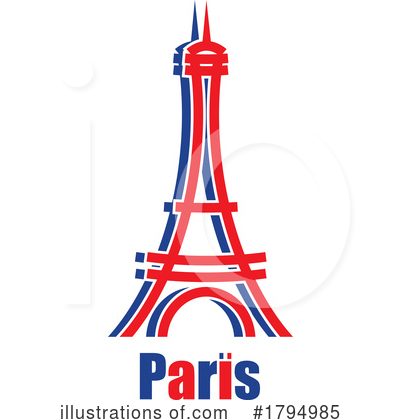 Eiffel Tower Clipart #1794985 by Vector Tradition SM