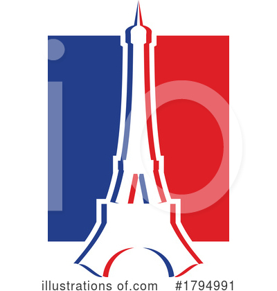 French Flag Clipart #1794991 by Vector Tradition SM