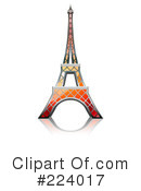 Eiffel Tower Clipart #224017 by Oligo
