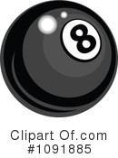Eight Ball Clipart #1091885 by Chromaco