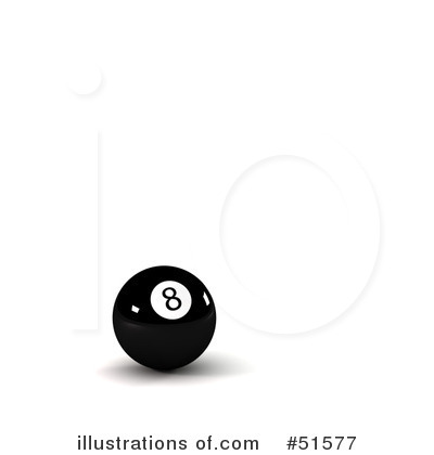 Royalty-Free (RF) Eight Ball Clipart Illustration by stockillustrations - Stock Sample #51577