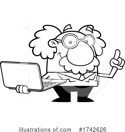 Laptop Clipart #1742626 by Hit Toon