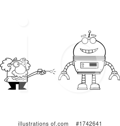 Robot Clipart #1742641 by Hit Toon