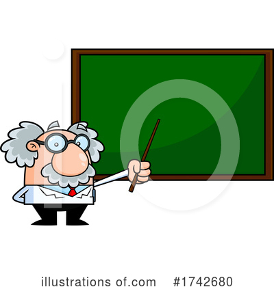 Royalty-Free (RF) Einstein Clipart Illustration by Hit Toon - Stock Sample #1742680