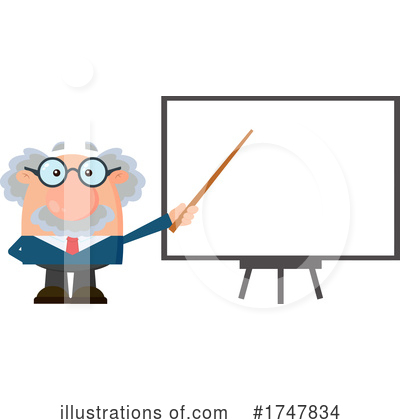 Royalty-Free (RF) Einstein Clipart Illustration by Hit Toon - Stock Sample #1747834