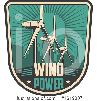 Wind Farm Clipart #1619007 by Vector Tradition SM