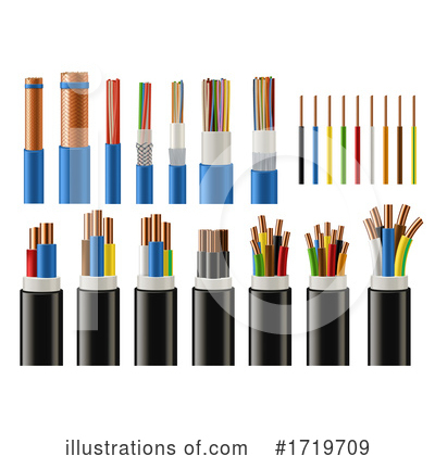 Cable Clipart #1719709 by Vector Tradition SM