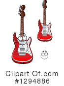Electric Guitar Clipart #1294886 by Vector Tradition SM