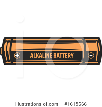 Battery Clipart #1615666 by Vector Tradition SM
