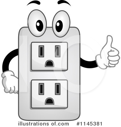Royalty-Free (RF) Electrical Socket Clipart Illustration by BNP Design Studio - Stock Sample #1145381