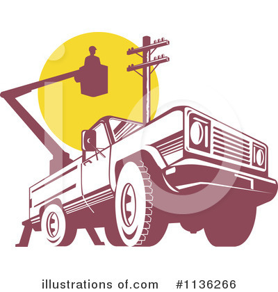 Pick Up Truck Clipart #1136266 by patrimonio