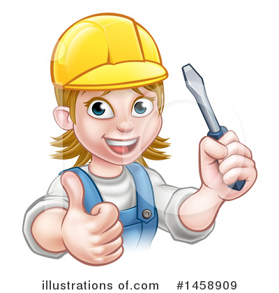Royalty-Free (RF) Electrician Clipart Illustration by AtStockIllustration - Stock Sample #1458909