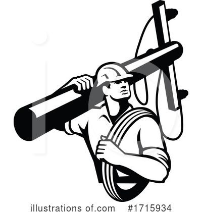 Royalty-Free (RF) Electrician Clipart Illustration by patrimonio - Stock Sample #1715934
