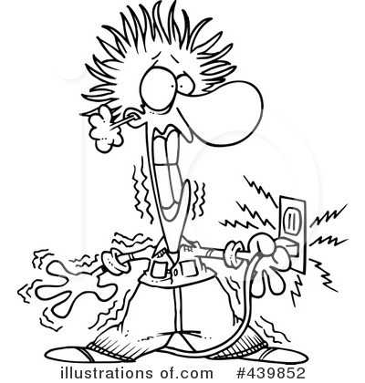 Electrician Clipart #439852 - Illustration by toonaday