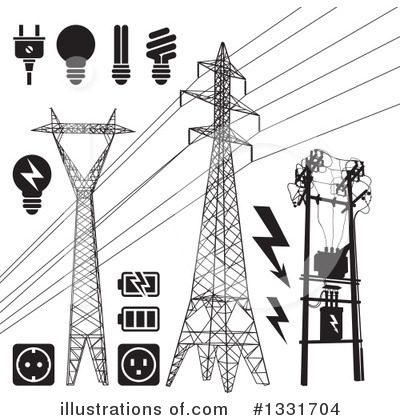 Royalty-Free (RF) Electricity Clipart Illustration by Any Vector - Stock Sample #1331704