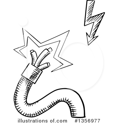 Royalty-Free (RF) Electricity Clipart Illustration by Vector Tradition SM - Stock Sample #1356977