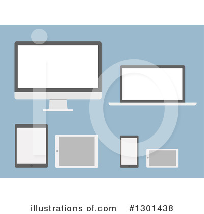 Royalty-Free (RF) Electronics Clipart Illustration by vectorace - Stock Sample #1301438