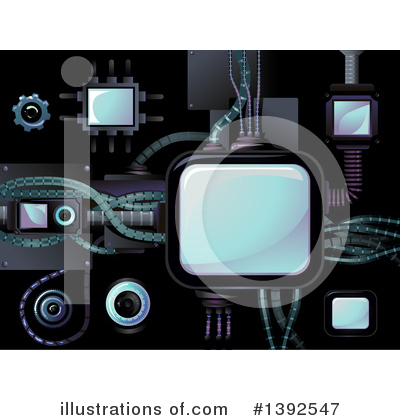 Royalty-Free (RF) Electronics Clipart Illustration by BNP Design Studio - Stock Sample #1392547