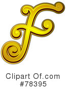 Elegant Gold Letters Clipart #78395 by BNP Design Studio