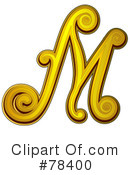 Elegant Gold Letters Clipart #78400 by BNP Design Studio