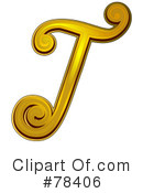 Elegant Gold Letters Clipart #78406 by BNP Design Studio