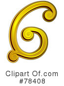 Elegant Gold Letters Clipart #78408 by BNP Design Studio