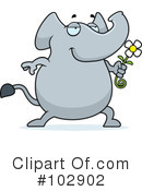 Elephant Clipart #102902 by Cory Thoman