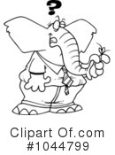 Elephant Clipart #1044799 by toonaday