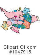 Elephant Clipart #1047915 by toonaday