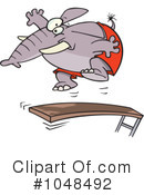 Elephant Clipart #1048492 by toonaday