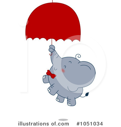 Royalty-Free (RF) Elephant Clipart Illustration by BNP Design Studio - Stock Sample #1051034