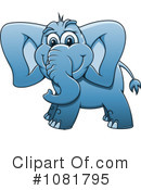 Elephant Clipart #1081795 by Vector Tradition SM
