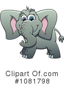 Elephant Clipart #1081798 by Vector Tradition SM