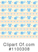 Elephant Clipart #1100308 by Cherie Reve