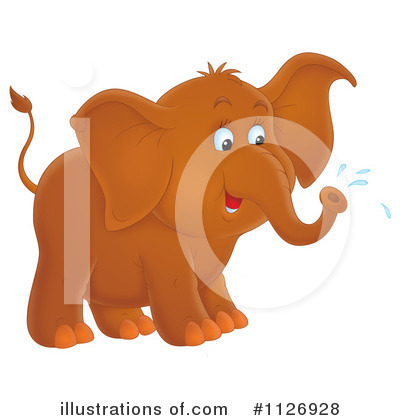 Royalty-Free (RF) Elephant Clipart Illustration by Alex Bannykh - Stock Sample #1126928