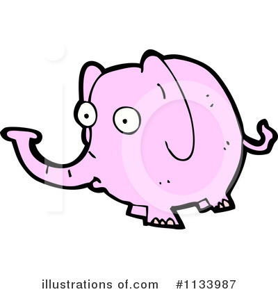 Royalty-Free (RF) Elephant Clipart Illustration by lineartestpilot - Stock Sample #1133987