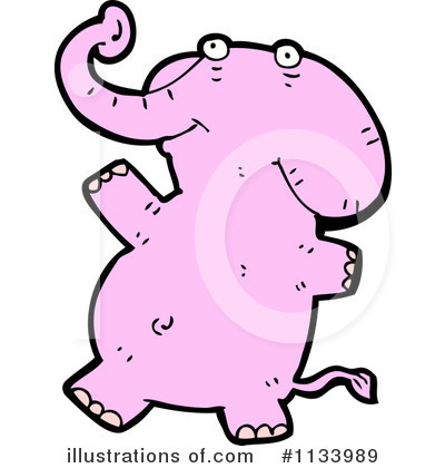 Royalty-Free (RF) Elephant Clipart Illustration by lineartestpilot - Stock Sample #1133989