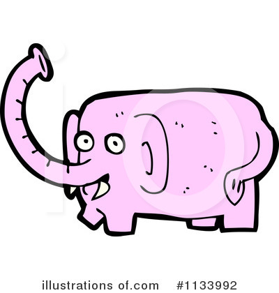 Royalty-Free (RF) Elephant Clipart Illustration by lineartestpilot - Stock Sample #1133992