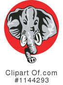 Elephant Clipart #1144293 by patrimonio