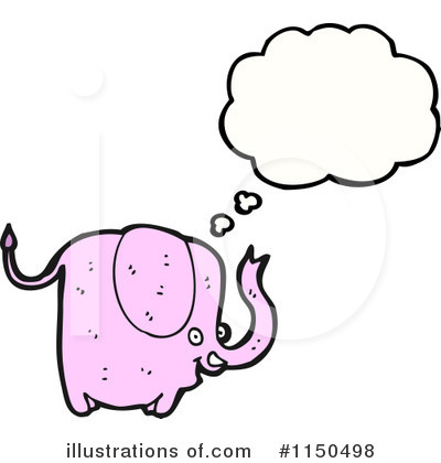 Royalty-Free (RF) Elephant Clipart Illustration by lineartestpilot - Stock Sample #1150498