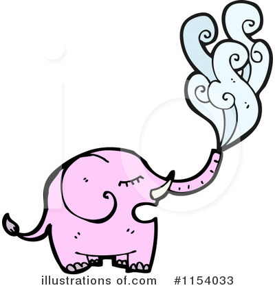 Royalty-Free (RF) Elephant Clipart Illustration by lineartestpilot - Stock Sample #1154033