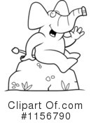 Elephant Clipart #1156790 by Cory Thoman