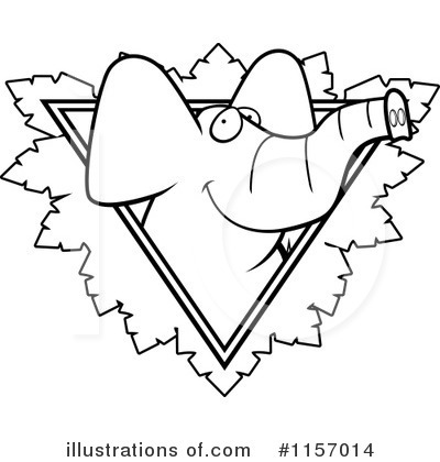 Royalty-Free (RF) Elephant Clipart Illustration by Cory Thoman - Stock Sample #1157014