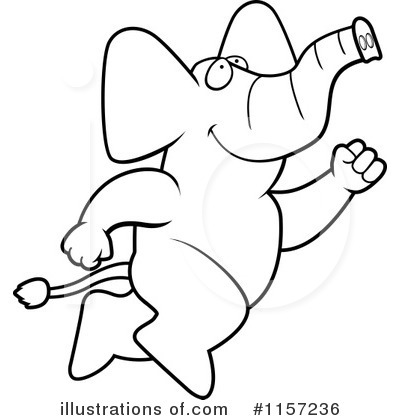 Royalty-Free (RF) Elephant Clipart Illustration by Cory Thoman - Stock Sample #1157236