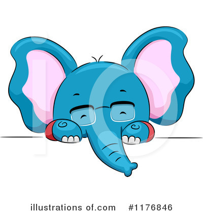 Royalty-Free (RF) Elephant Clipart Illustration by BNP Design Studio - Stock Sample #1176846
