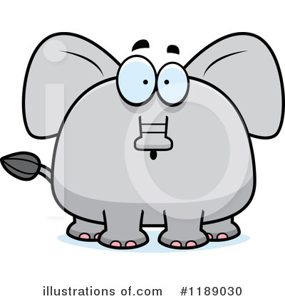 Royalty-Free (RF) Elephant Clipart Illustration by Cory Thoman - Stock Sample #1189030