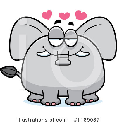 Royalty-Free (RF) Elephant Clipart Illustration by Cory Thoman - Stock Sample #1189037