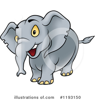 Royalty-Free (RF) Elephant Clipart Illustration by dero - Stock Sample #1193150