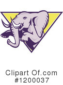 Elephant Clipart #1200037 by patrimonio
