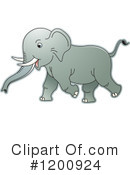 Elephant Clipart #1200924 by Lal Perera